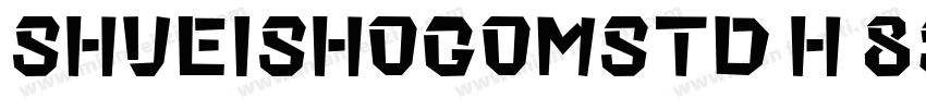 ShueiShogoMStd H 83pv RKSJ H字体转换